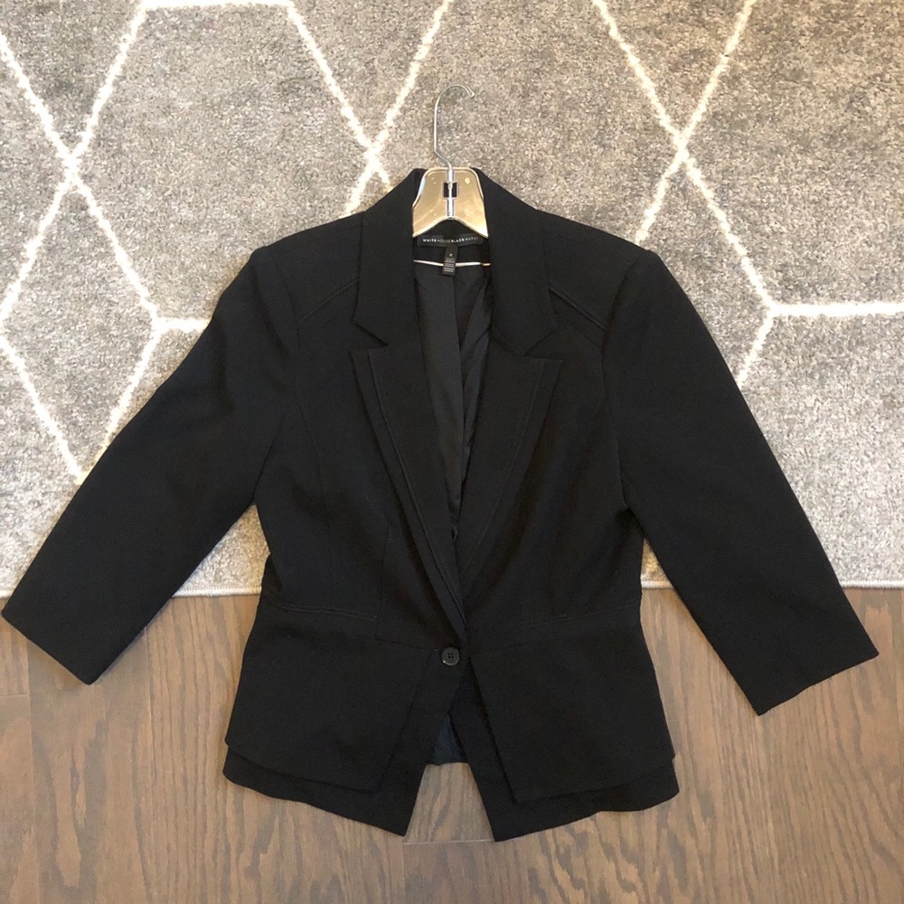 WHBM Black Blazer